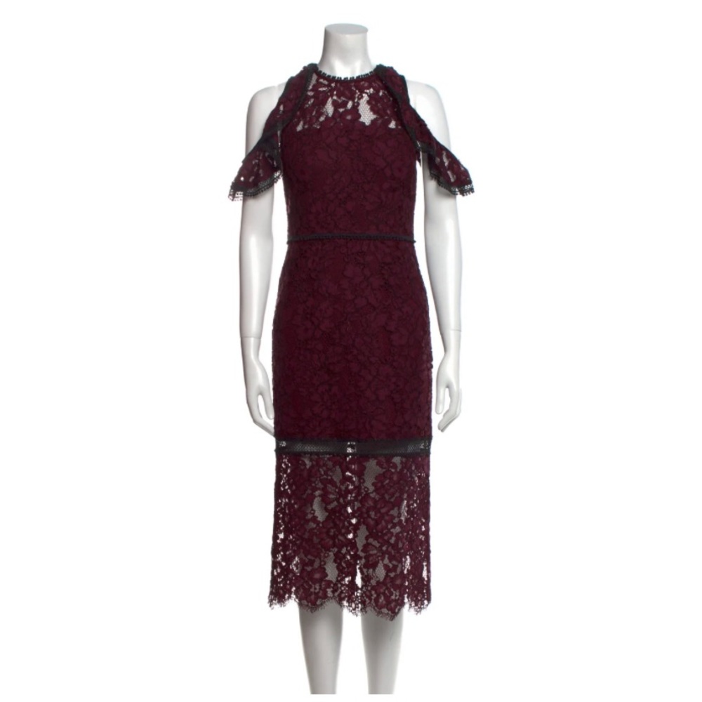 ALEXIS LACE PATTERN DRESS
